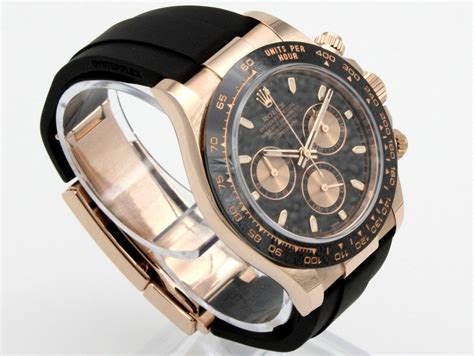 rose gold rolex rubber band|rolex watch with rubber strap.